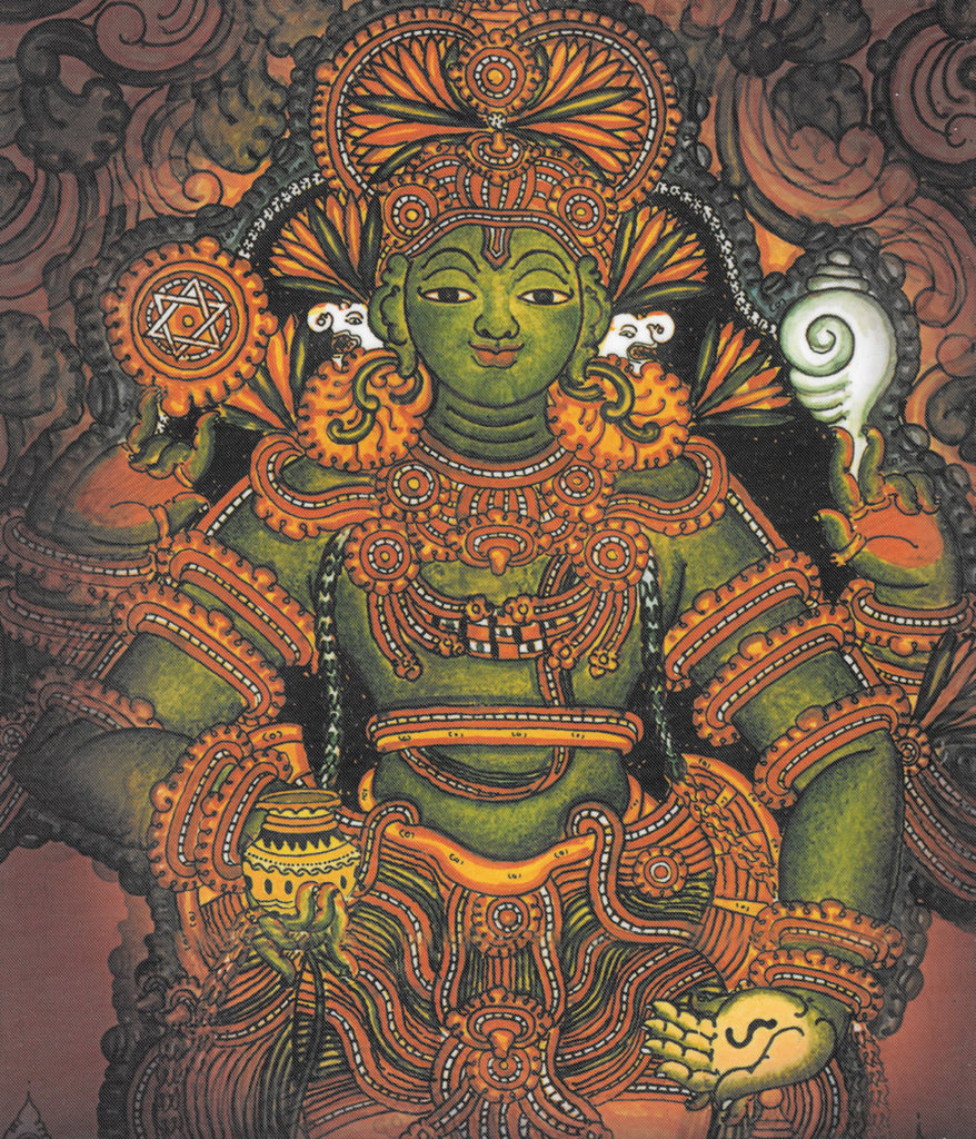 Abbildung von Gott Dhanvantari